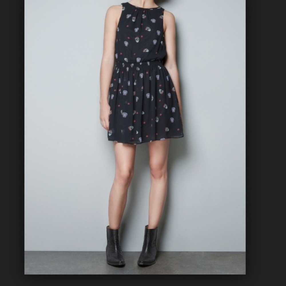 Zara Skull Mini Dress